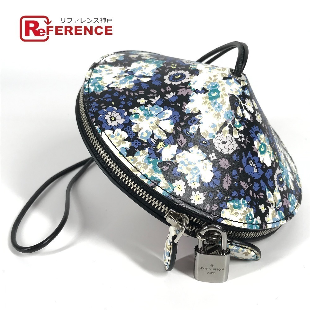 Louis Vuitton Floral Flower Tupi Toupie shoulder bag black leather
